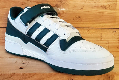 Adidas Forum Leather Trainers UK10/US10.5/EU44.5 GY5835 White/Collegiate Green