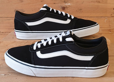 Vans Off The Wall Low Canvas/Suede Trainers UK9.5/US10.5/EU44 751505 Black/White