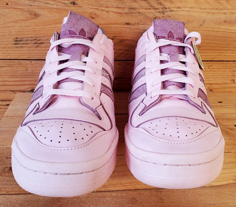 Adidas Forum 84 Minimalist Low Leather Trainers UK11/US11.5/EU46 FY8277 Pink 
