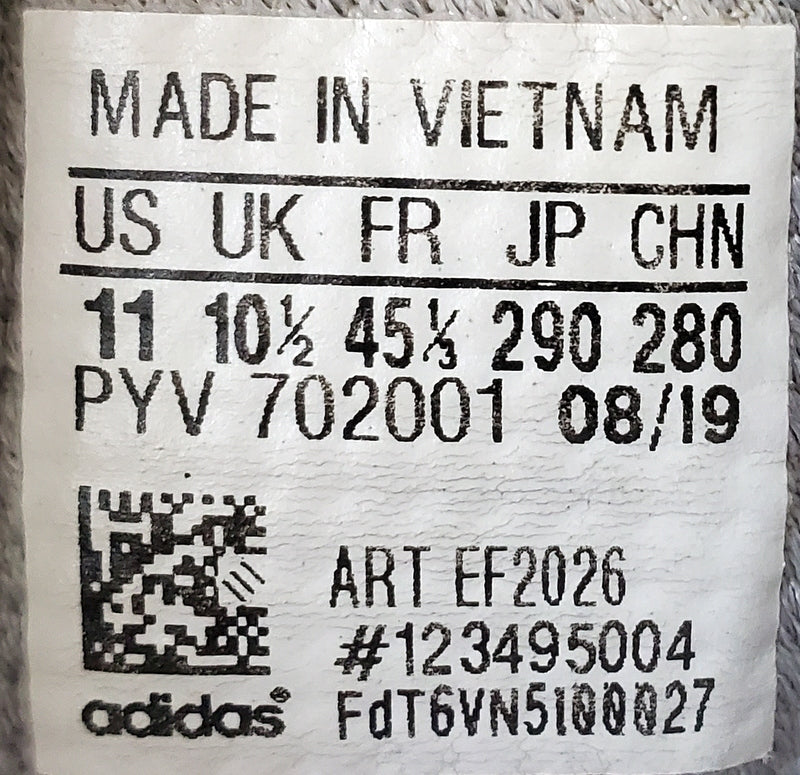 Adidas Ultraboost Low Textile Trainers UK10.5/US11/EU45 EF2026 Triple Grey