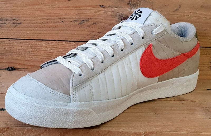 Nike suede blazer trainers in khaki and white deals