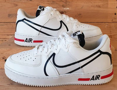 Nike Air Force 1 React Low Trainers UK7.5/US8.5/EU42 CD4366-100 White Black