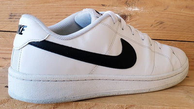 Nike Court Royale Low Leather Trainers UK9/US10/EU44 DH3160-101 White/Black