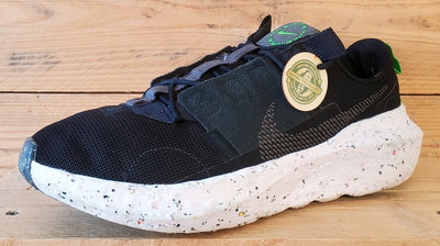 Nike Crater Impact Low Textile Trainers UK7.5/US8.5/EU42 DB2477-001 Black/White
