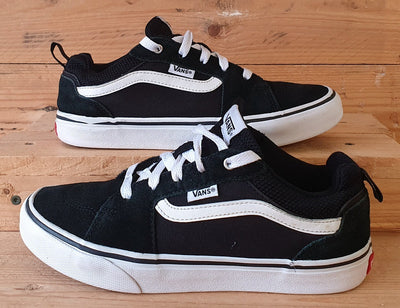 Vans Off The Wall Low Suede/Textile Trainers UK4/US5/EU36.5 721454 Black/White