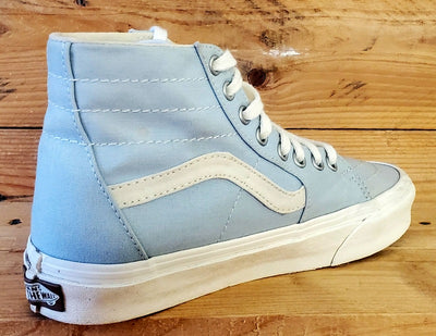 Vans Off The Wall Mid Canvas Trainers UK4/US6.5/EU36.5 721356 Light Blue/White