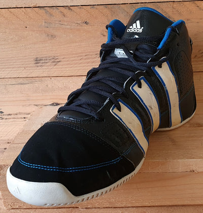 Adidas Original Commander Mid Leather Trainers UK12.5/US13/EU48 Black/White
