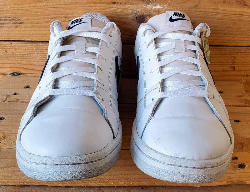 Nike Court Royale Low Leather Trainers UK9/US10/EU44 DH3160-101 White/Black