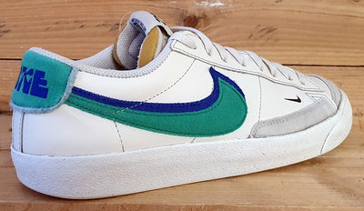 Nike Blazer Low 77 Double Swoosh Trainers UK8/US9/EU42.5 DO9777-001 Cream/Green