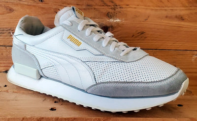 Puma Future Rider Low Leather Trainers UK10.5/US11.5/EU45 383923-01 White