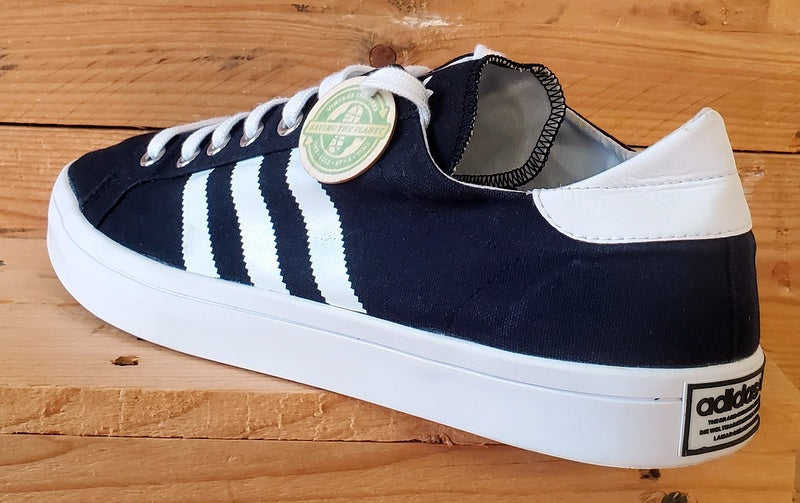Adidas Court Vantage Low Canvas Trainers UK13/US13.5/EU48.5 S79302 Black/White