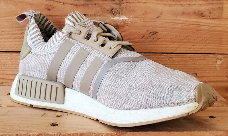 Adidas NMD R1 Low Primeknit Trainers UK9/US9.5/EU43 BY1912 Linen Khaki