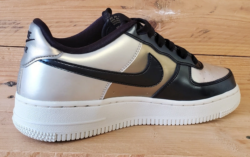 Nike Air Force 1 Metallic Trainers UK4.5/US5Y/EU37.5 849345-003 Cool Grey/Black