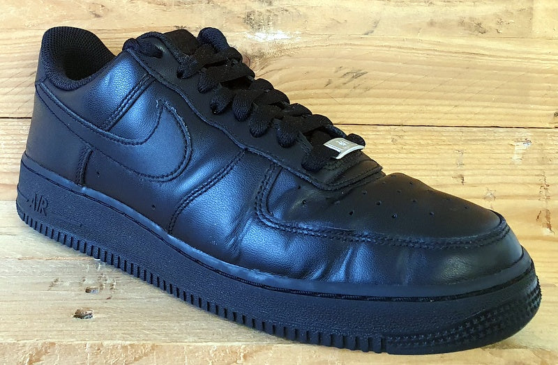 Nike Air Force 1 07' Low Trainers UK7.5/US8.5/EU42 CW2288-001 Triple Black