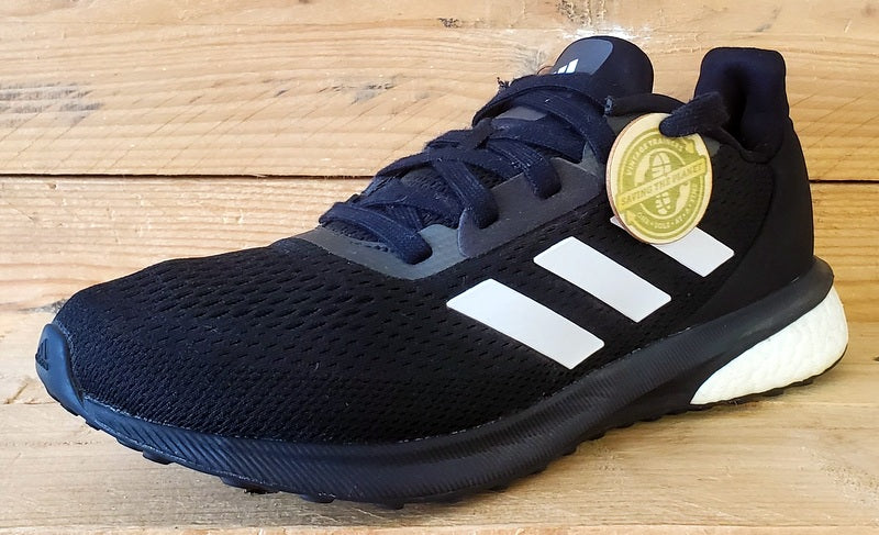 Adidas Astrarun Low Textile Trainers UK5.5/US7/EU38.5 EF8851 Core Black/White