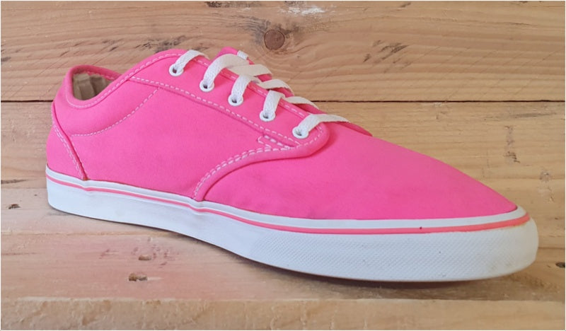 Vans Off The Wall Low Canvas Trainers UK6.5/US9/EU40 TB4R Pink/White