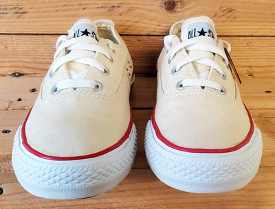 Converse Chuck Taylor All Star Canvas Trainers UK7/US7/EU40 118021 Cream/White