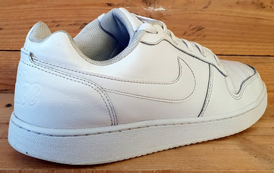 Nike Ebernon Low Leather Trainers UK8.5/US9.5/EU43 AQ1775-100 Triple White