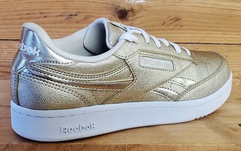 Reebok Club C Revenge Low Trainers UK5.5/US6/EU38 FX2532 Gold/White