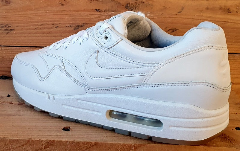 Nike Air Max 1 Low Leather Trainers UK9/US10/EU44 859554-100 Pinnacle Sail