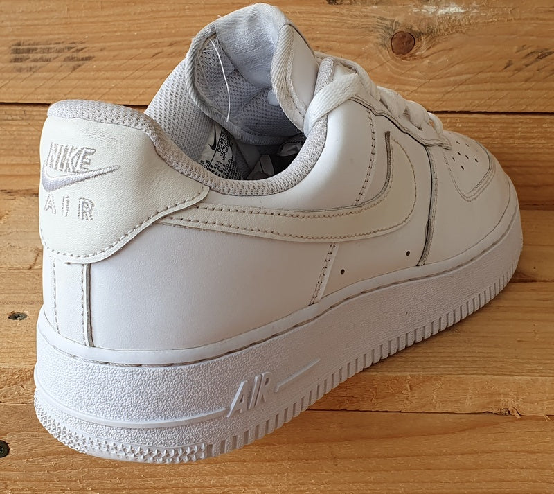 Nike Air Force 1 Low Leather Trainers UK8/US10.5/EU42.5 DD8959-100 Triple White