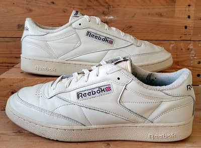 Reebok Classic Club C 85 Low Leather Trainers UK10/US11/EU44.5 GX3681 Cream