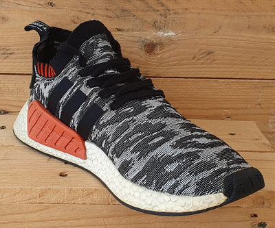 Adidas NMD R2 Future Harvest Low Primeknit Trainers UK10.5/US11/E45 BY9409 Black