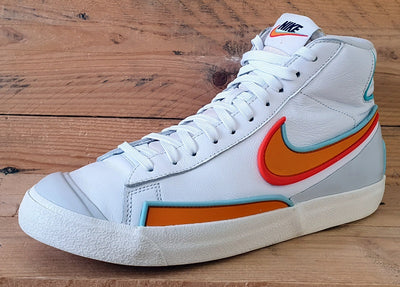 Nike Blazer Infinite Leather Trainers UK7.5/US8.5/EU42 DA7233-100 White Kumquat