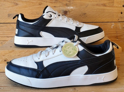 Puma Dribble Low Leather Trainers UK7.5/US8.5/EU41 400326-05 White/Black