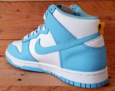 Nike Dunk High Retro Leather Trainers UK6.5/US7.5/EU40.5 DD1399-401 Blue Chill