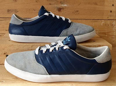 Adidas ADI M.C. Low Leather/Suede Trainers UK8/US8.5/EU42 G50572 Blue/White