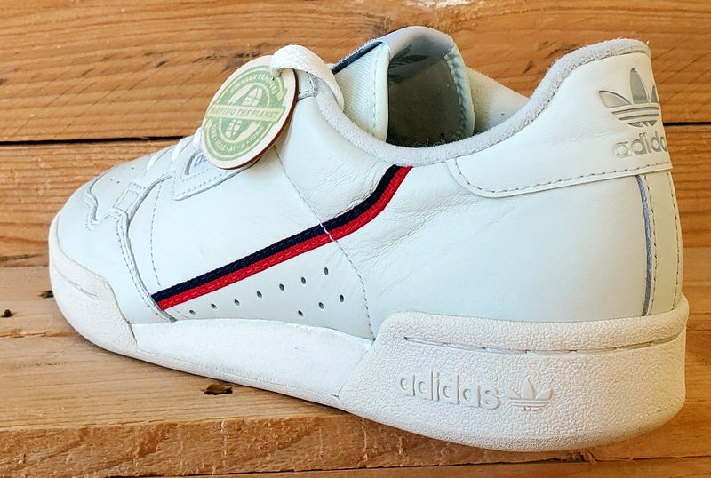 Adidas Continental 80 Low Leather Trainers UK7/US7.5/EU40.5 B41680 Rascal White