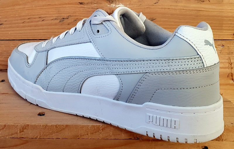 Puma Rebound Game Low Leather Trainers UK11/US12/EU46 386373-14 Grey/White