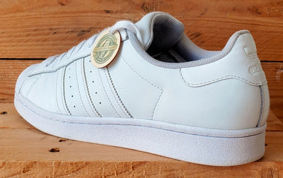 Adidas Superstar Low Leather Trainers UK9/US9.5/EU43 EG4960 Triple White
