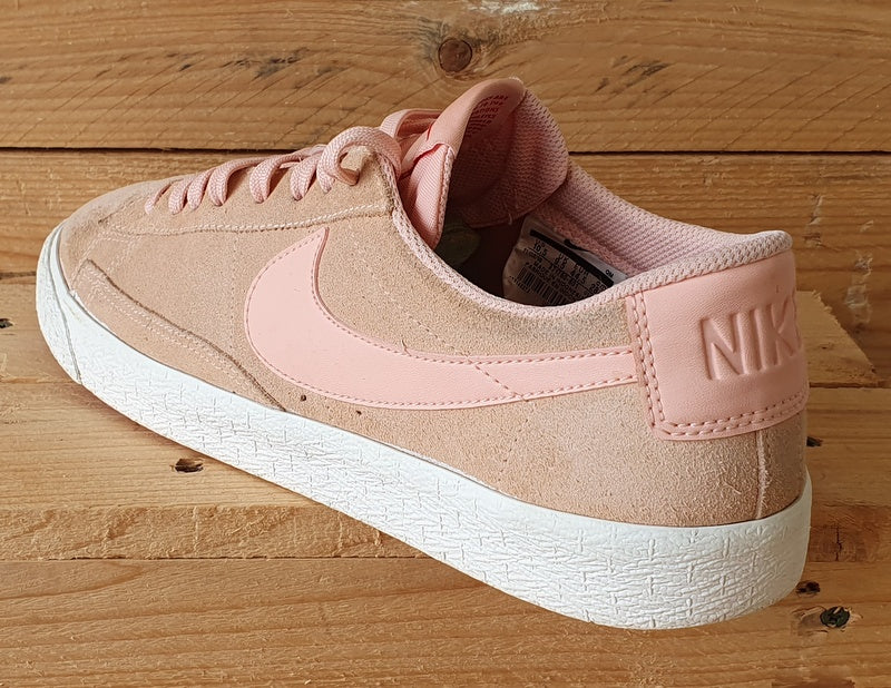 Nike Blazer Low Suede Trainers UK9.5/US10.5/EU44.5 371760-801 Arctic Orange/Pink