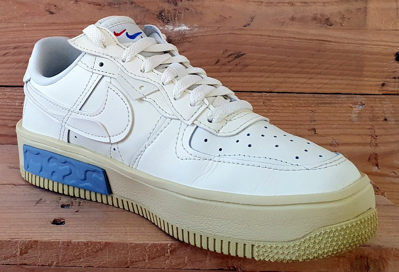 Nike Air Force 1 Fontanka Leather Trainers UK4.5/US7/E38 DH1290-102 Coconut Milk