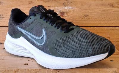 Nike Downshifter 11 Low Textile Trainers UK8/US9/EU42.5 CW3411-300 Cargo Khaki