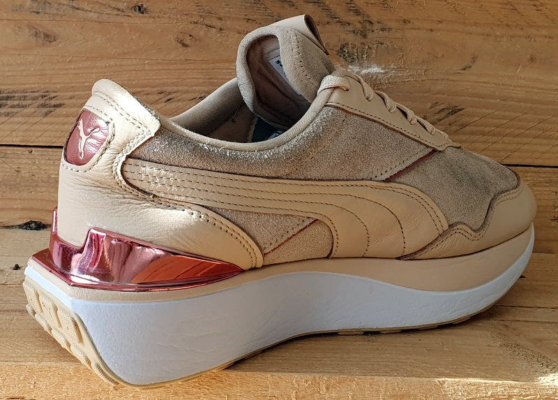 Puma Cruise Rider 66 Low Leather/Suede Trainers UK6/US8.5/EU39 375074-02 Pink
