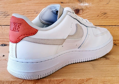 Nike Air Force 1 LX Vandalised Leather Trainers UK4.5/US7/EU38 898889-103 White