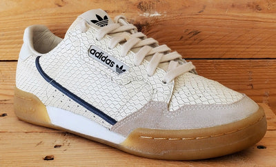 Adidas Continental 80 Low Leather Trainers UK7.5/US8/EU41 D96659 White Python