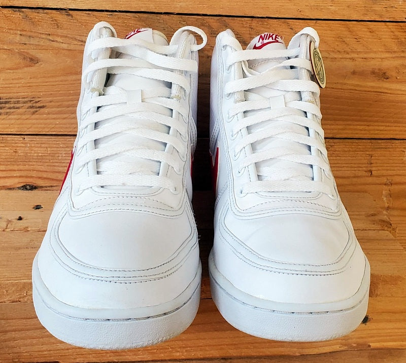Nike Vandel Mid Leather Trainers UK9/US10/EU44 317179-109 White/University Red