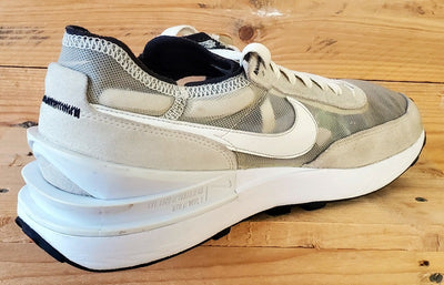 Nike Waffle One Low Textile/Suede Trainers UK10/US11/E45 DA7995-100 Summit White