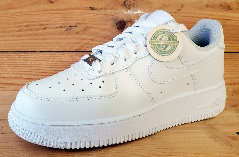 Nike Air Force 1 Low Leather Trainers UK4/US6.5/EU37.5 DD8959-100 Triple White