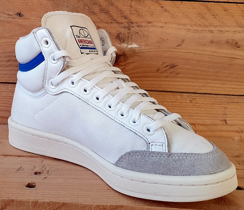 Adidas Americana High Canvas Trainers UK4.5 US5 EU37 EG5522 Cloud White VintageTrainers