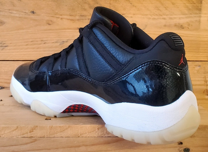 Nike Air Jordan 11 Retro Low Leather Trainers uk11/US12/EU46 AV2187-001 Black
