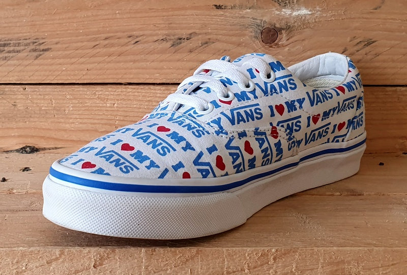 Vans Old Skool Low Canvas Trainers 721356 White/Blue/Red/Gumsole UK5/US7.5/EU38