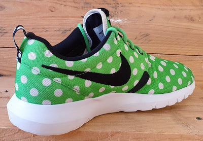 Nike Roshe Run Polka Dot Pack Canvas Trainers UK8/US9/EU42.5 810857-300 Green