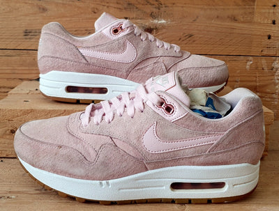 Nike Air Max 1 Low Suede Trainers 919484-600 Prism Pink/White UK5.5/US8/E39