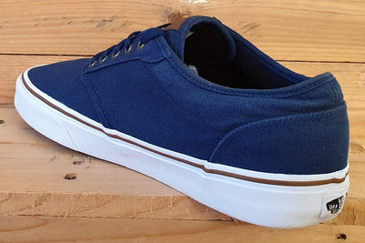 Vans Old Skool Low Canvas Trainers UK10/US11/EU44.5 751505 Navy/Brown/White