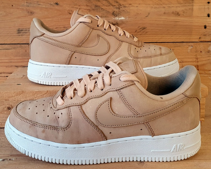 Nike Air Force 1 Premium Low Trainers UK6/US8.5/EU40 DR9503-201 Vachetta Tan